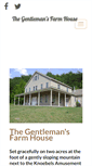 Mobile Screenshot of gentlemansfarmhouse.com